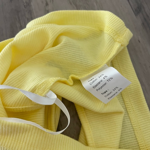 Yellow Halter Top - Picture 4 of 4